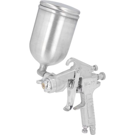 Pistolet à peinture pneumatique G1/4, capacité 400 ml, pour applications automobiles, industrielles, navales et travail du bois. (1/5)