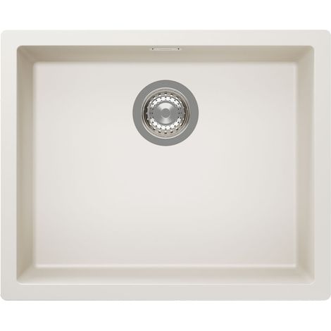 SCHOCK Einbaubecken Cristadur KAIA N-100L A Magnolia Exzenterbedienung (1/2)