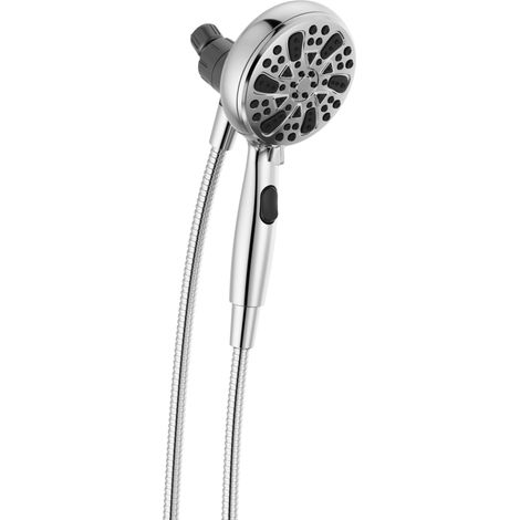 Delta Faucet Soffione doccia magnetico SureDock a 6 getti con doccetta portatile, soffione cromato con tubo flessibile, docking MagnaTite (1/5)