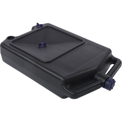 Bac de vidange huile 8L étanche grande capacité pour voiture et moto, récupérateur liquide de refroidissement et carburant. (1/5)