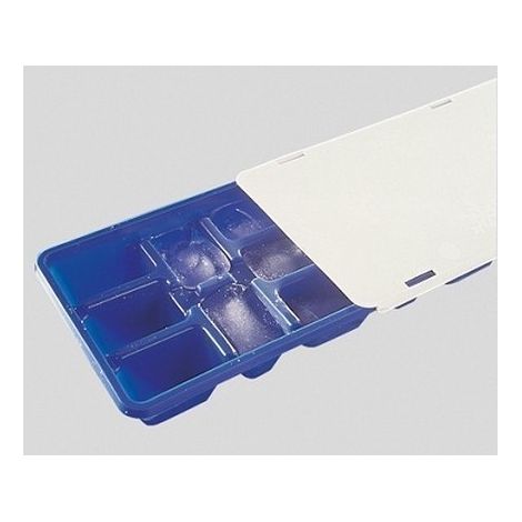 Bandeja Cubitos Hielo 25X10Cm con tapa Plastico Flexible Fackelman