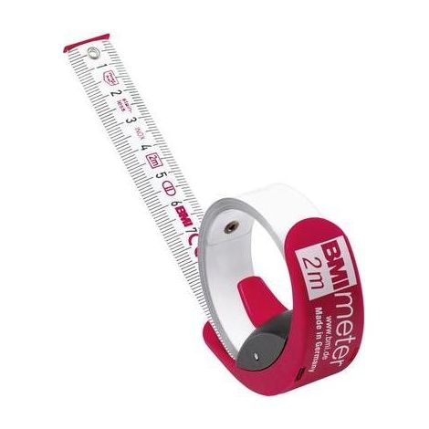 BMI 429341011 BOLSILLO MEDIDOR DE CINTA 3 M EN ROJO, MULTICOLOR
