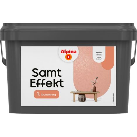 Alpina Grundierung für Effektfarben apricot 2,5 L Grundierung