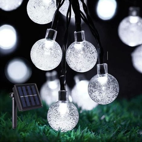 Solarlaterne - ZGEER - 100 LEDs - 12 m - IP65 wasserdicht - 8 Beleuchtungsmodi (1/5)