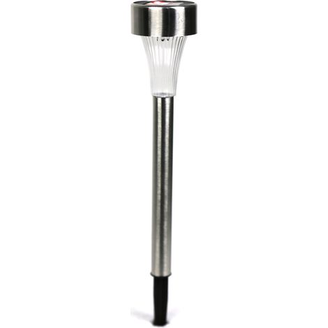 1 Pezzo Lampada Solare da Giardino Vega Cromata 30 x 4 cm (1/2)