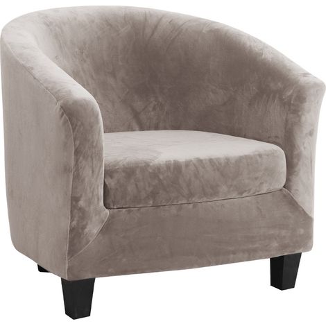 Housse de canapé amovible avec accoudoirs, housse pour canapé une place, haute élasticité, texture confortable, ensemble deux pièces (housse de canapé + housse de coussin d'assise), couleur -2