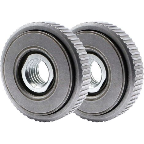 Meuleuses d'angle Bride de serrage rapide/verrouillage rapide/écrou à libération rapide M 14 pour toutes les meuleuses d'angle,1/2 pièces pour meuleuse d'angle - Accessoires pour fixation et desserrag (1/5)