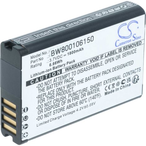 vhbw Battery compatible with Garmin Alpha 100 Handheld, Monterra GPS Navigation System Sat Nav (1800mAh, 3.7 V, Li-ion) (1/4)