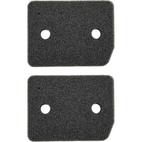 Trade-Shop Sockelfilter / Schaumstoff-Filter / Schwammfilter kompatibel mit Miele TMB600-40 TMB640WP TMC547WP TMC640WP TMG400-40 TMG440WP TMG600-40 - 2 Stück