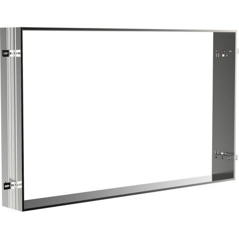 Einbaurahmen für Unterputz-Lichtspiegelschrank Kronenbach / Alluvion, 130 cm (1/2)