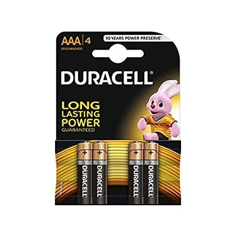 DURACELL Simply LR03 AAA blister batterie 4 piles (1/3)