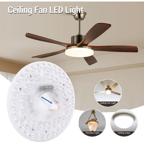 18-W-LED-Beleuchtungsset für Deckenventilatoren (120 V), 3er-Pack (3000 K, 4000 K, 6000 K) (1/5)