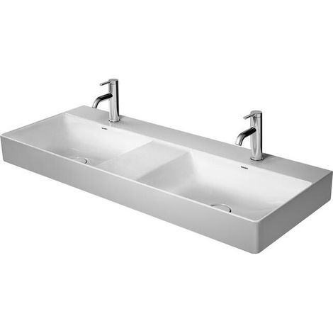 Duravit DuraSquare Doppelwaschtisch, 120x47cm, ohne Hahnloch, 2 (1/5)