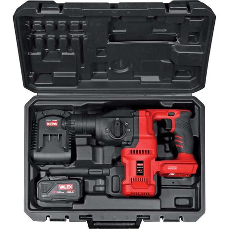 Valex Martello Perforatore OneAll 4A 18V Batteria 4Ah in Valigetta