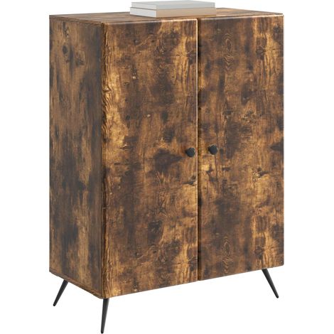 Maison Exclusive - Credenza Rovere Fumo 66 x 34,5 x 90 cm Legno ingegnerizzato