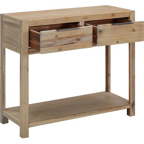 Table à Manger en Bois Massif de相思木, 82x33x73 cm (1/5)