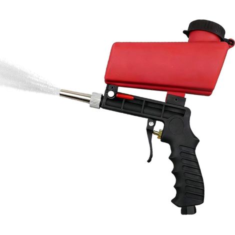 Petit Outil de Sablage Outils Pneumatiques Réglables Anti-Fuite  Sablage Puissant À Poudre Abrasive Pour Enlèvement De Peinture Et Taches Sur Métal Bois Verre Béton Carrelage Meubles (1/5)