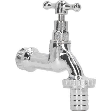 Robinet d'arrosage en laiton, sortie 3/4 po, filetage mâle DN20, entrée d'eau.