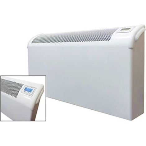 CONSORT CLAUDGEN CSL1LST 1kW Wall-Mounted Low Surface Temperature Fan Heater (White)