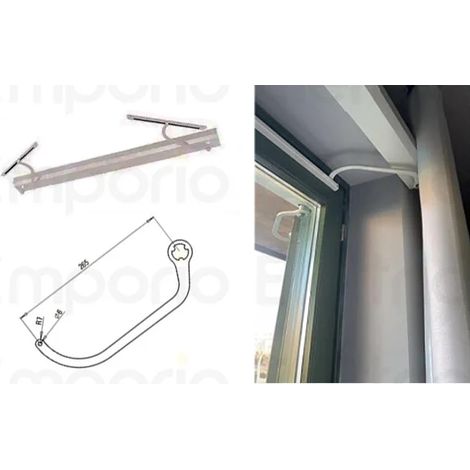 Faac – Kit pour motorisation de volet – 105775FR – Volets battants N2D – 230V AC – Couple 50Nm – Système d'arrêt automatique