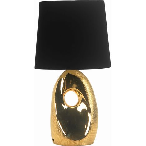 Lampada da tavolo Candellux Hierro 41-79916 oro/nera (1/3)