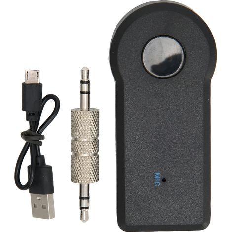 Récepteur Bluetooth Audio Portable Mini pour Voiture - Adaptateur Sans Fil 3.5mm pour Téléphone (1/5)