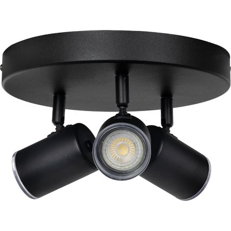 Plafonnier Consuma 1, 3 spots orientables, lampe de plafond pour salle (1/5)