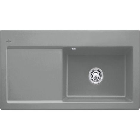 Évier SUBWAY 60 XL 1000 x 510 mm à commande manuelle, en pierre (1/4)