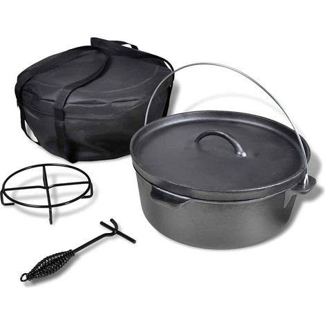 Holländischer Ofen 11,3 l mit Zubehör (1/5)
