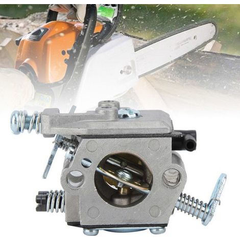 Carburateur - Compatible Stihl MS210 MS230 MS250 021 023 025 - Métal Argent - 1 Pièce (1/5)