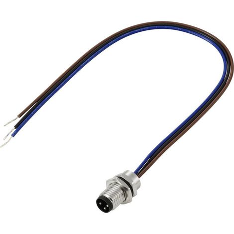 TRU COMPONENTS TC-13751896 Cavo di collegamento M8 x 1 Spina dritta 0.2 m Numero di poli: 3 1 pz. (1/3)