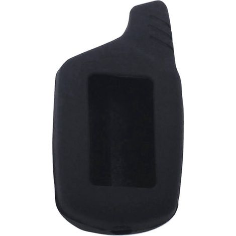 Télécommande d'alarme de voiture avec émetteur LCD et porte-clés, coque en silicone pour B9 B91 (1/5)