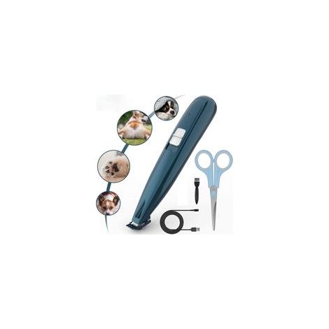 Tondeuse à Poils de Chien Portable Tondeuse électrique Rechargeable Pour Animaux de Compagnie, Kit de Toilettage de Poils D'animaux Pour Pattes Yeux Oreilles Corps, Faible Bruit Facile à Nettoyer (1/5)