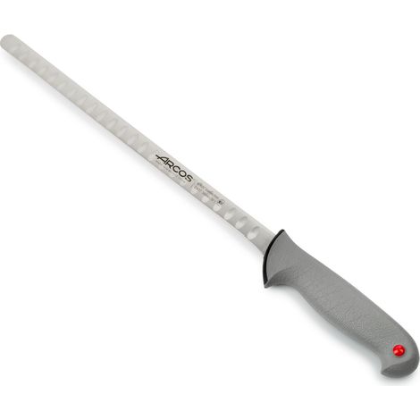 Lachsmesser Arcos Farbe - Prof  242700 aus Nitrum-Edelstahl und mango ergonomisches Polypropylen und 30 cm Klinge, Vitrine