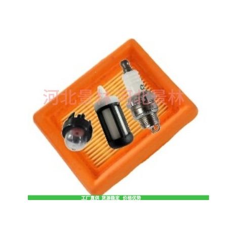 STILL 120 lawnmower air filter, oil tank, filter head, spark plug, hand pump, 4-piece set, air filter element (1/3)