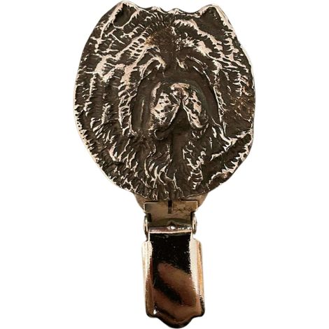 Broche Chow-Chow avec clip, porte-numéro de départ, cadeau pour une exposition canine par Art-Dog (1/5)