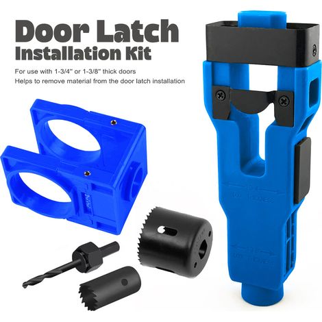Kit d'Installation pour Verrou de Porte et Mortaise – Perçage et Pose de Serrure – Alovez (1/5)