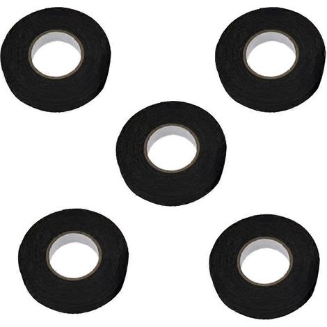 Ruban isolant ignifuge en flanelle, ruban pour faisceau de câbles en flanelle, 15 mm x 25 m (1/5)