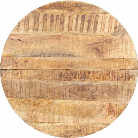 Maison Exclusive - Tavolo da Pranzo 80 cm in Legno di Mango Grezzo (1/5)