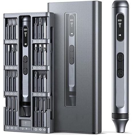 Mini-Elektroschraubendreher-Set, 50-in-1, Präzisions-Magnetwerkzeuge, 48 Stifte, Reparatur