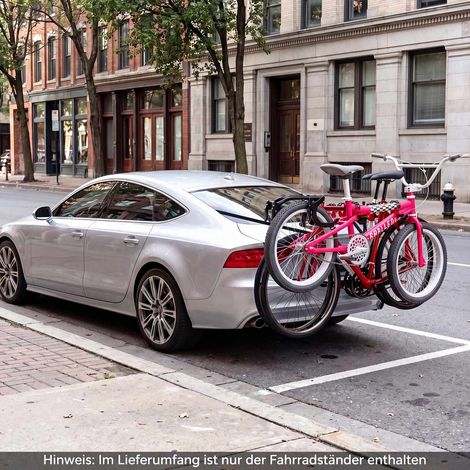 Trunk Mount 3-Bike Rack with Anti-Sway Straps & Soft Padding (1/5)