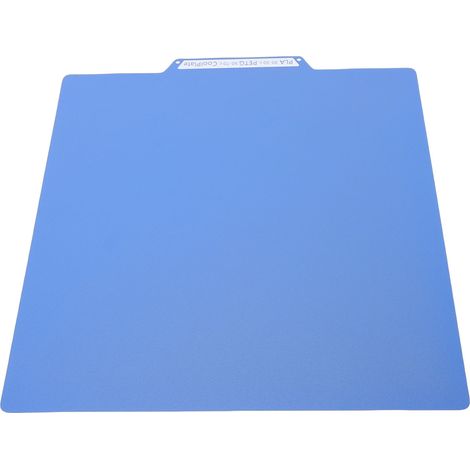 Plaque froide pour imprimante 3D compatible avec Flashforge AD5X AD5M, basse température, construction à froid, panneau d'impression texturé double face, lit mat brillant 235 x 235 mm, bleu (1/5)