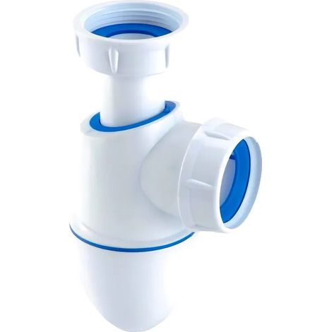 Sifón de fregadero Easyphon bi-inyección ajustable PVC Ø40 (1/2)