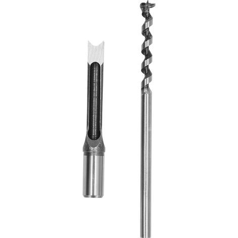 Mèche à mortaiser carrée en acier allié, burin à mortaiser réglable, outil électrique pour le travail du bois, 14 mm (1/5)