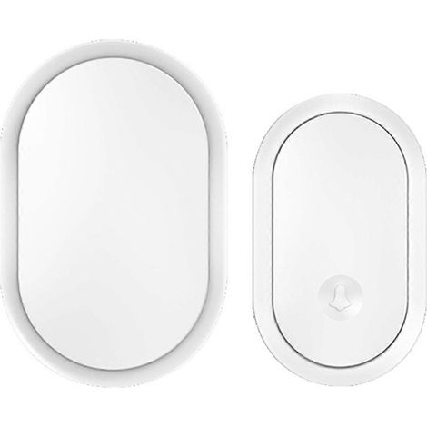 Batteriebetriebenes Smart-Home-Türklingel-Set, weiß (1/5)