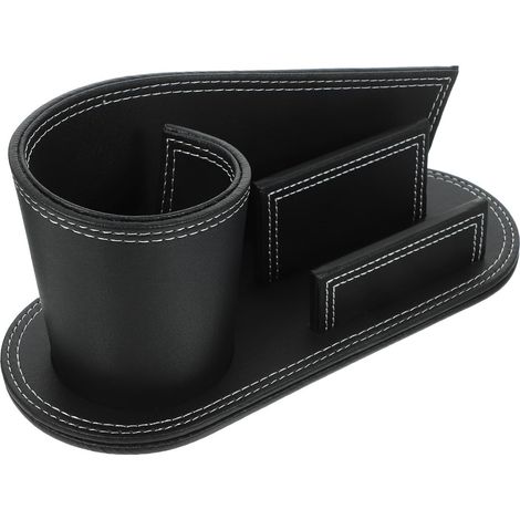 Stiftehalter aus Pu Leder für Schreibtisch mit Kreativem