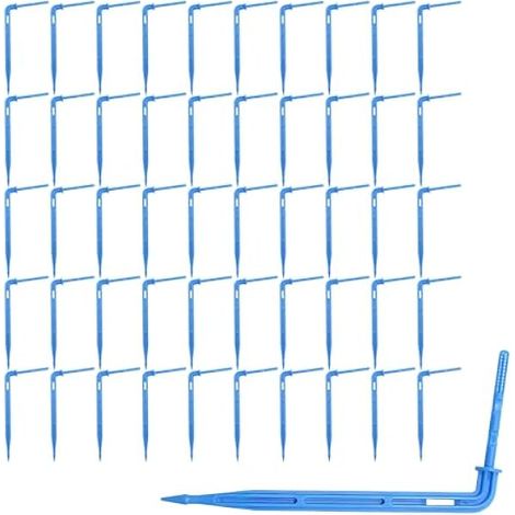 50 Pièces Goutteur Irrigation, Micro Asperseur Goutte à Goutte pour Tube 4/7 mm, Goutteur d'irrigation,kit d'irrigati