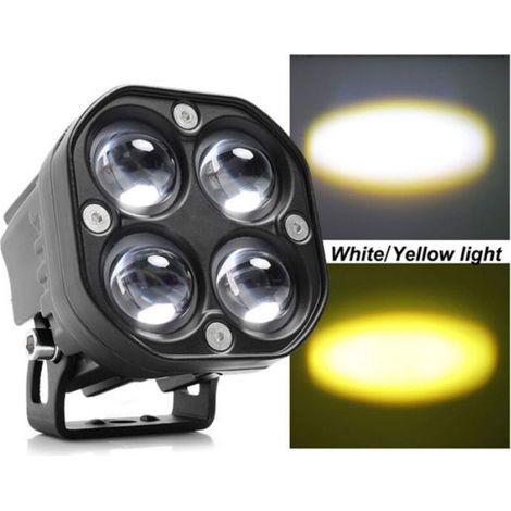 Projecteur LED - 40 W - 60000 Lumen - 12 V à 36 V - Température Couleur 3000K-6000K - 4 Feuilles Trèfle - 1 Pièce (1/4)