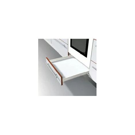 Côté de tiroir Metabox avec coulisses - Blum - Hauteur N : 54 mm - 270 mm