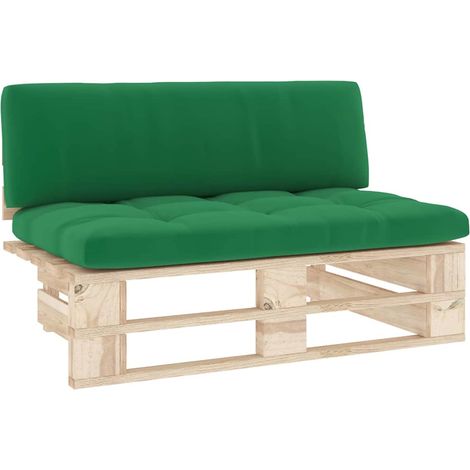 Maison Exclusive - Outdoor-Mittelsofa Paletten Imprägniertes Kief (1/5)